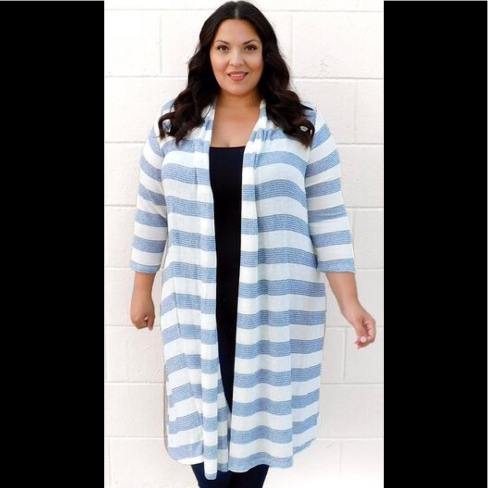 NWTB SWAK Parker Knit Long Cardigan Wms Plus sz 5X (30-32)unopened new in bag